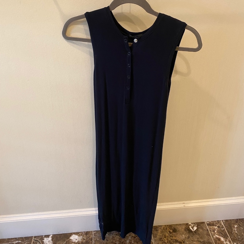 Buttoned Midi Dress